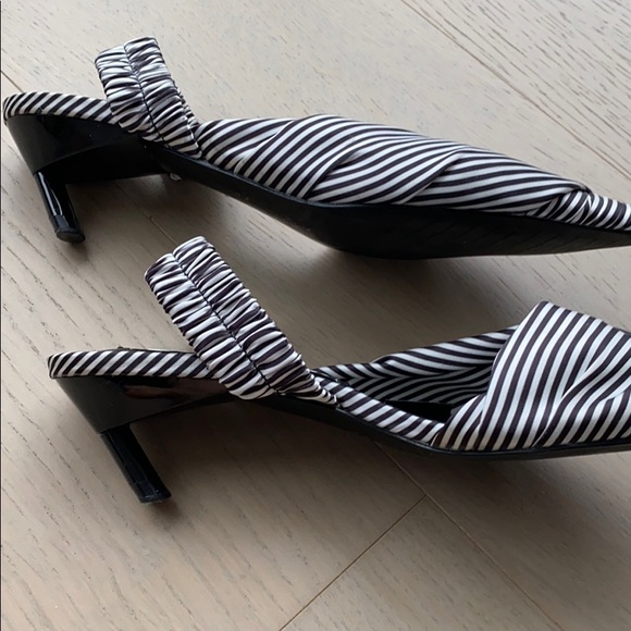 Zara Shoes - Low Heel Slingback Heels - Picture 6 of 7